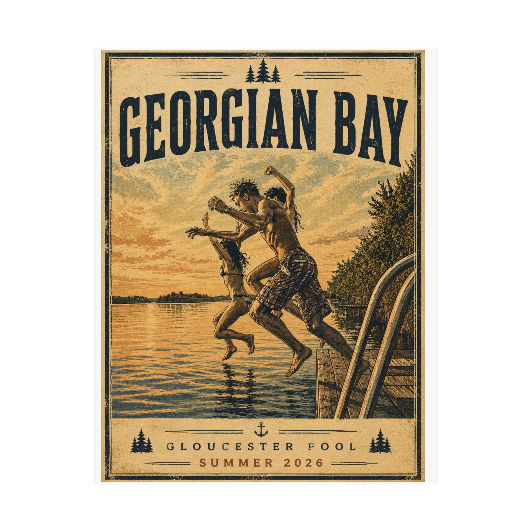 Custom Vintage Collective -Style Matte Poster