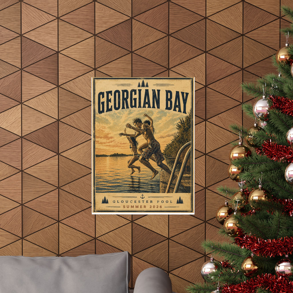 Georgian Bay Vintage-Style Matte Poster