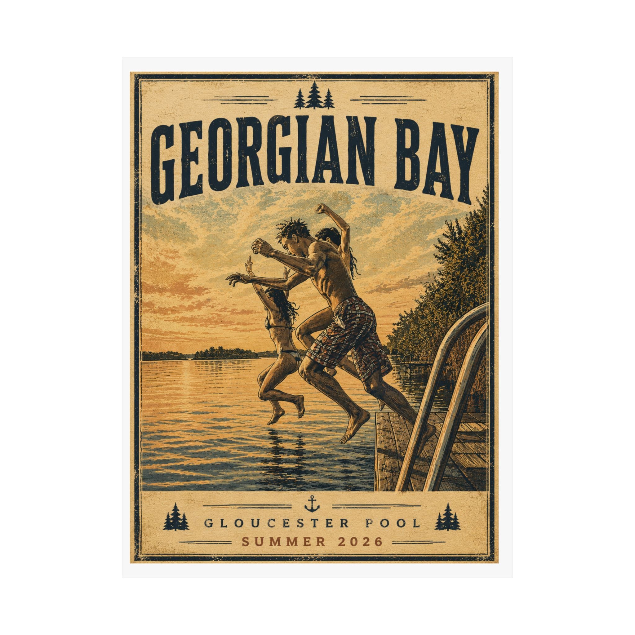 Custom Vintage Collective -Style Matte Poster