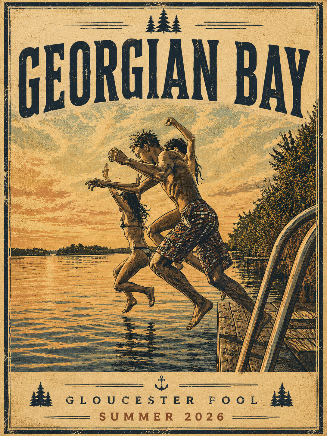 Custom Vintage Collective -Style Matte Poster