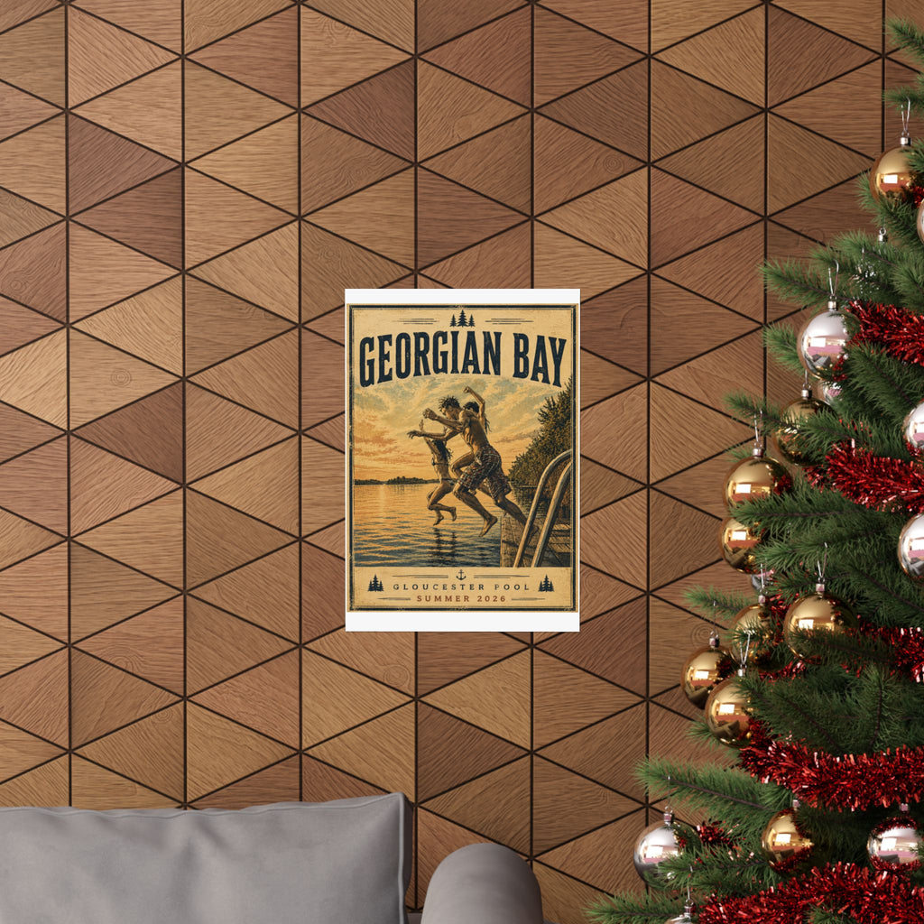 Georgian Bay Vintage-Style Matte Poster
