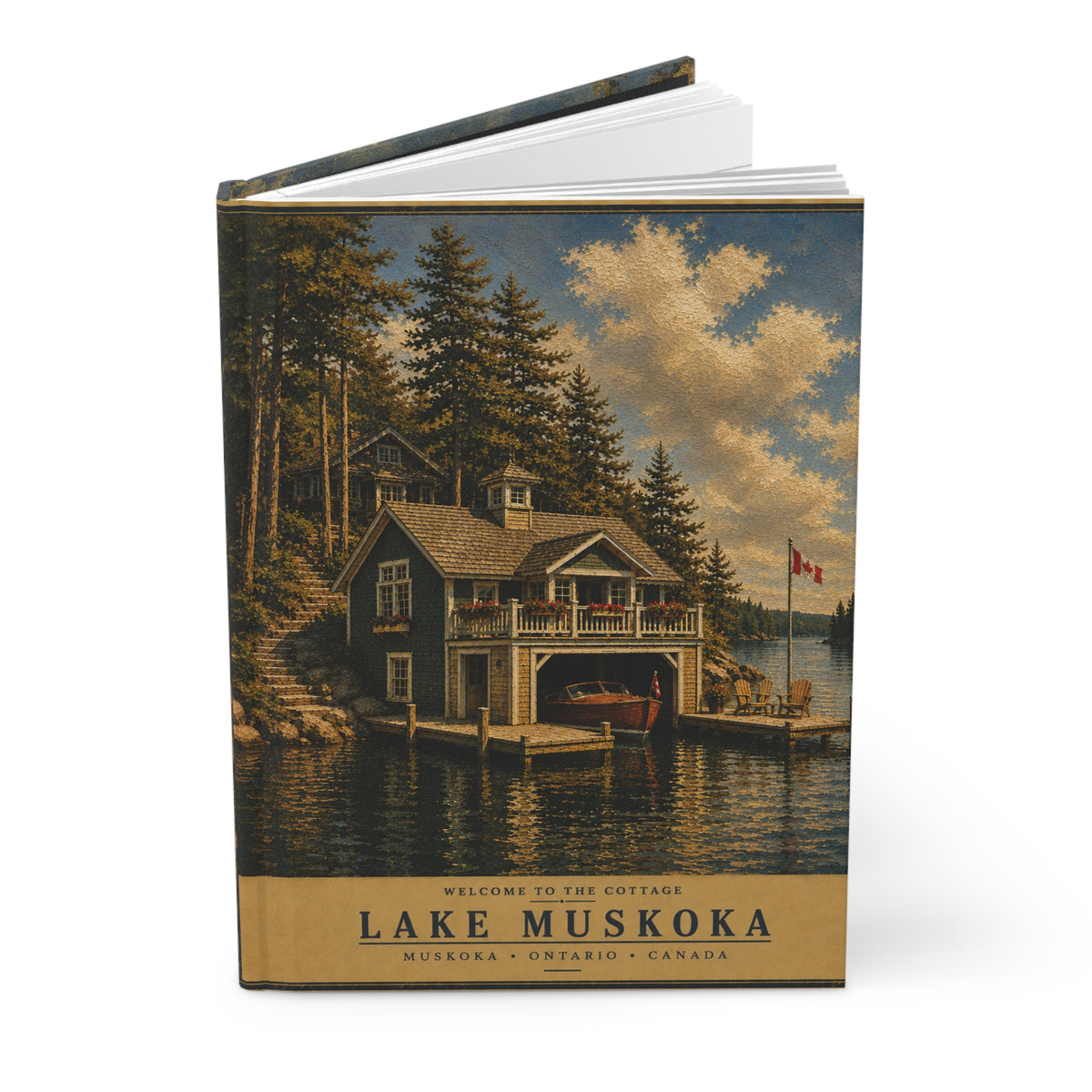 Custom Cottage Hardcover Journal