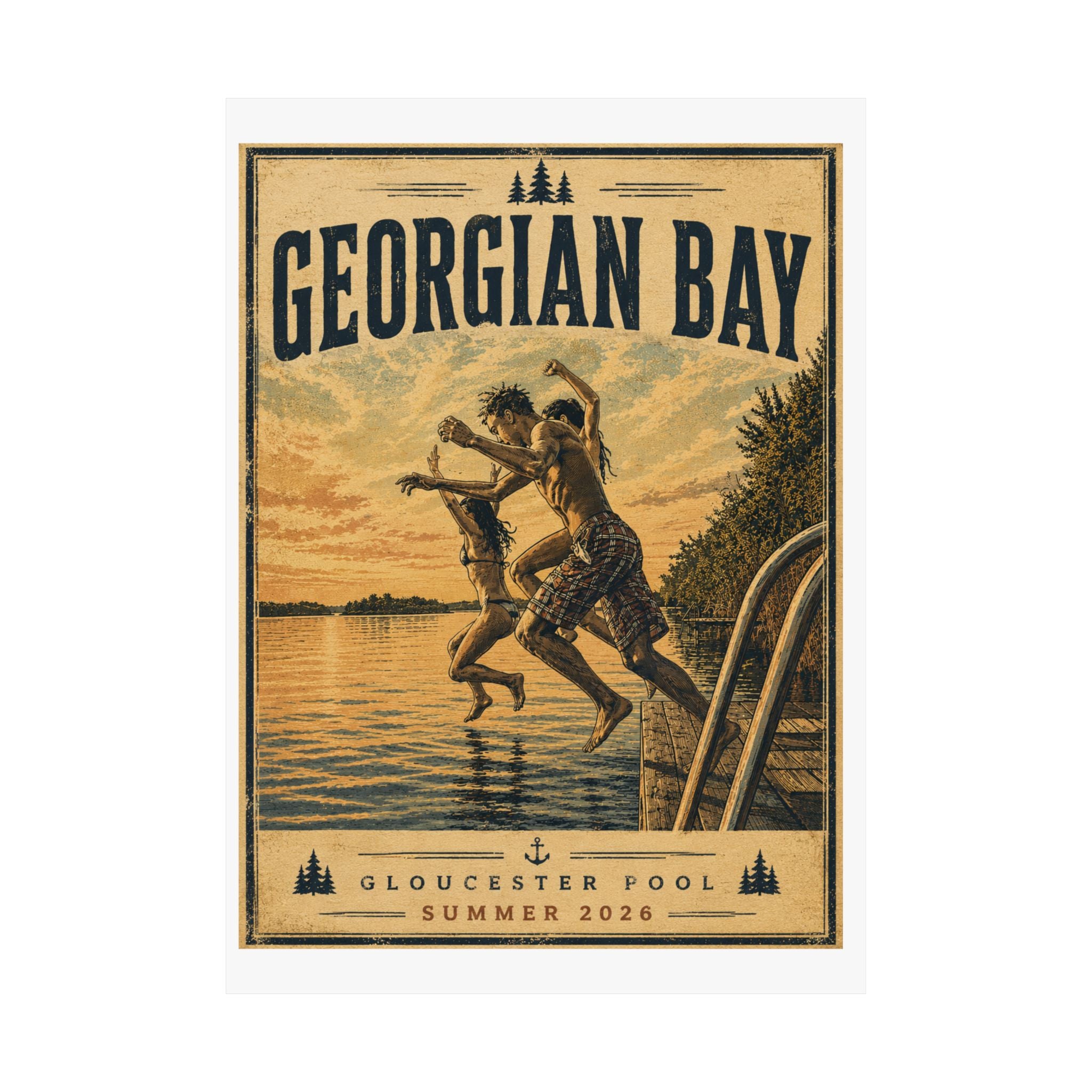 Custom Vintage Collective -Style Matte Poster