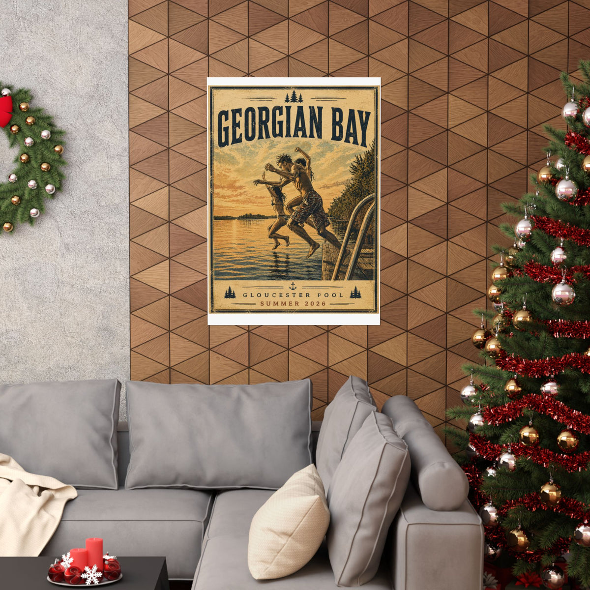 Georgian Bay Vintage-Style Matte Poster