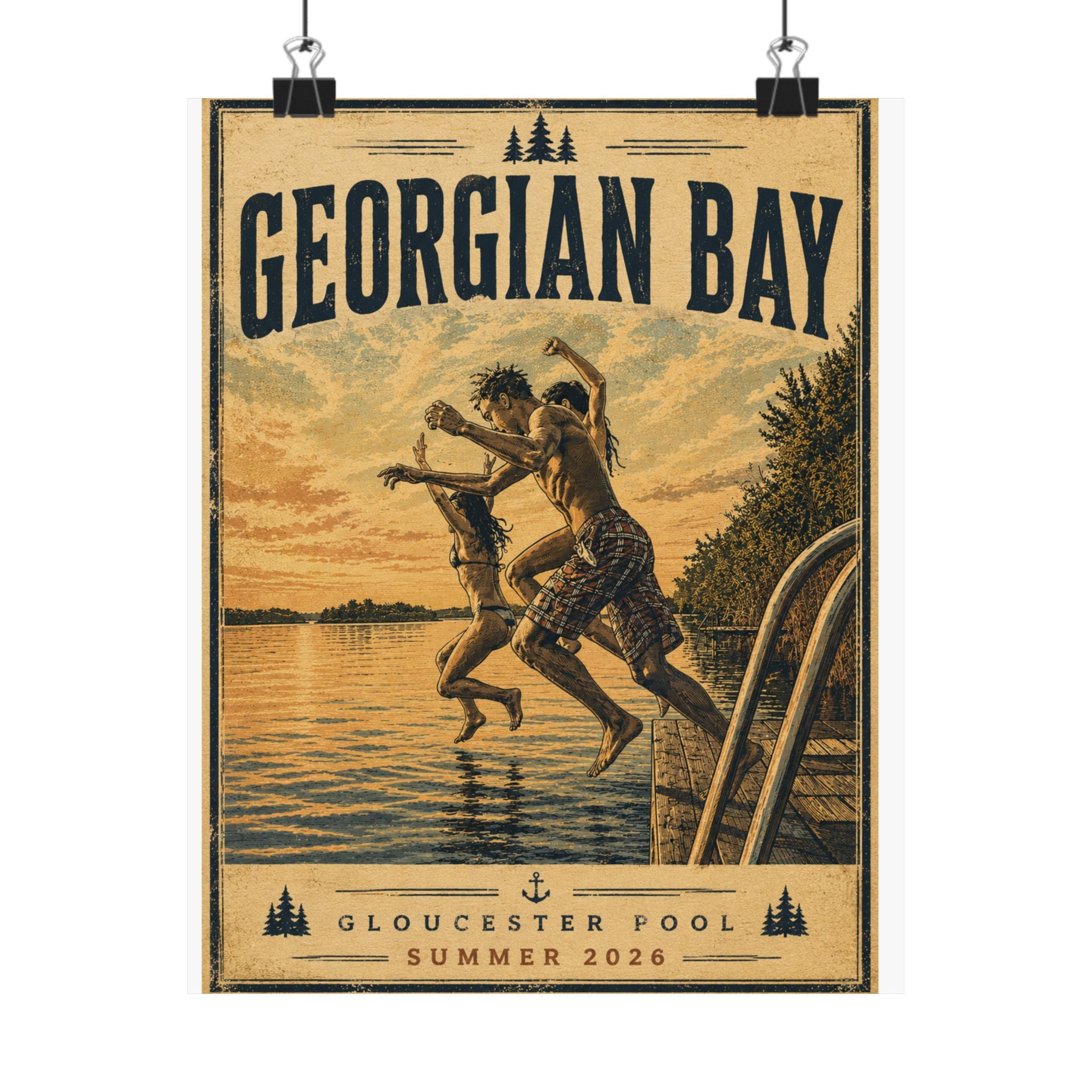 Custom Vintage Collective -Style Matte Poster