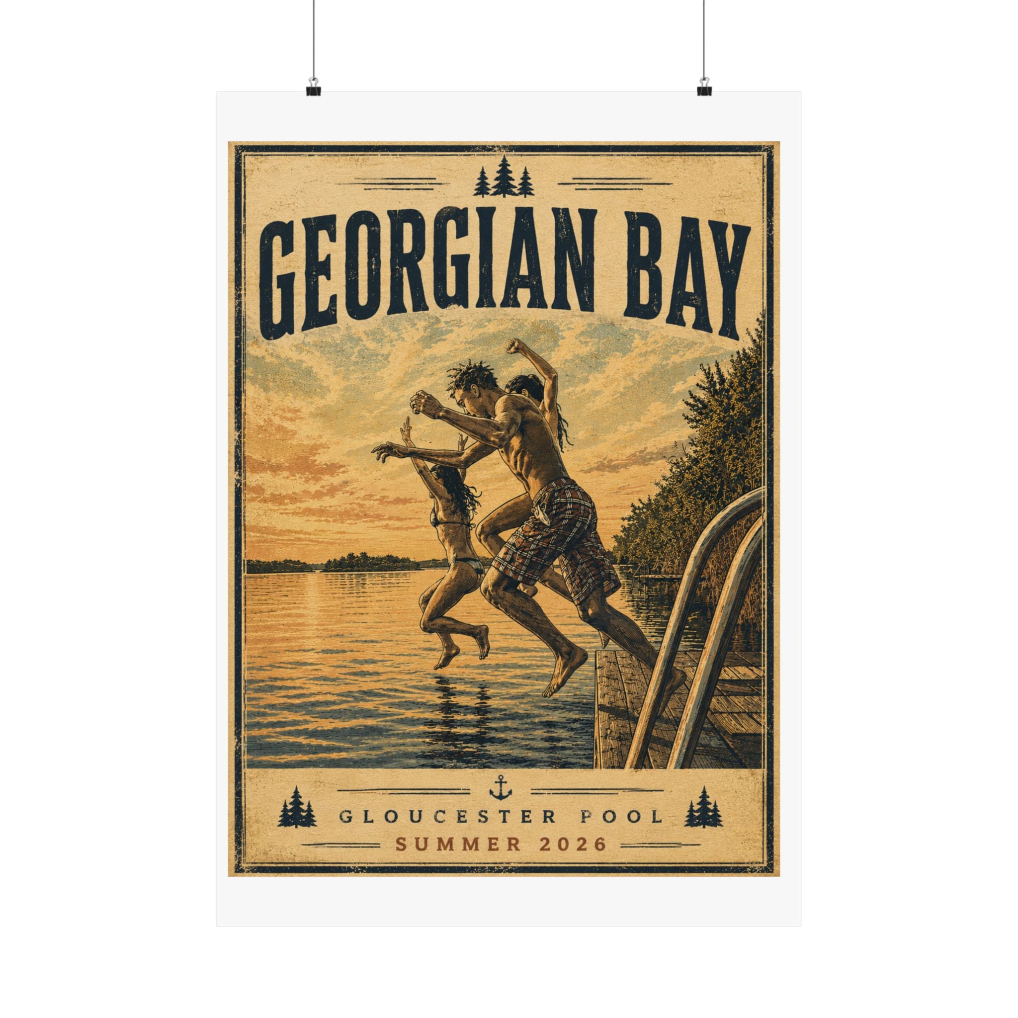 Custom Vintage Collective -Style Matte Poster
