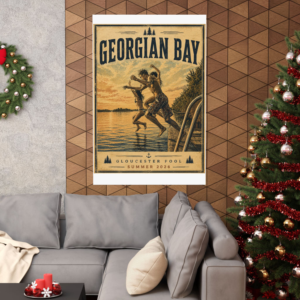 Georgian Bay Vintage-Style Matte Poster
